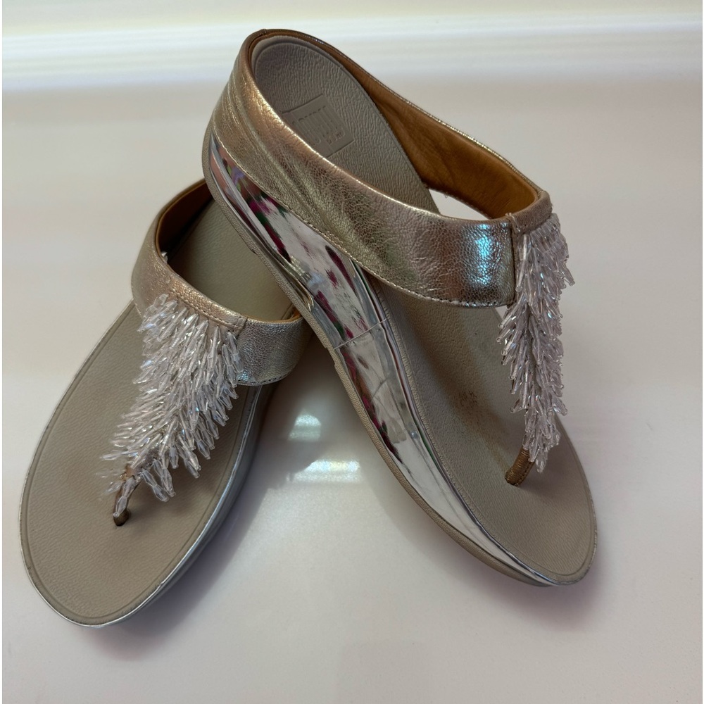 Fitflop Metallic Sandals - Picture 3 of 12